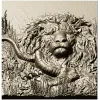 Рельефная 3D модель льва для ЧПУ - панно "Царь охоты"