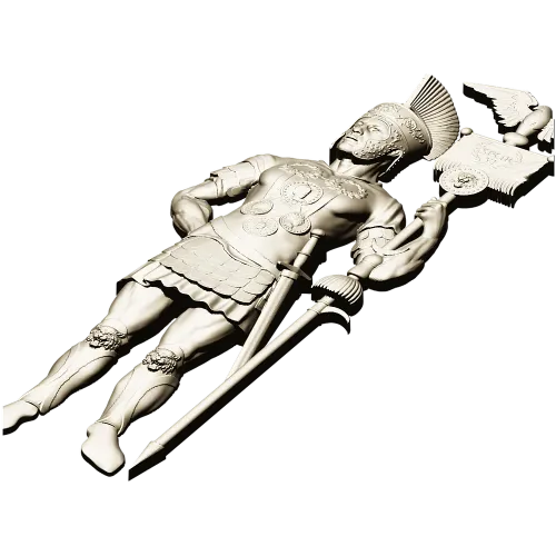 Страж Легиона - 3D модель легионера в формате STL для ЧПУ