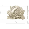 Прыжок форели - 3D модель STL для фрезеровки на ЧПУ