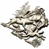 Forest Struggle - high-relief STL 3D model for CNC carving