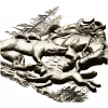 Forest Struggle - high-relief STL 3D model for CNC carving