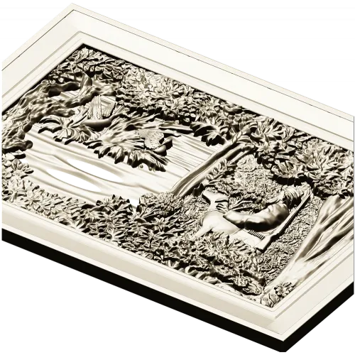 Forest Glade Relief - STL 3D model for CNC carving