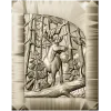 Woodland Elk - high-relief STL panel for CNC