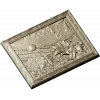 Sunlit Lily Meadow - STL 3D model for CNC carving