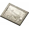 Sunlit Lily Meadow - STL 3D model for CNC carving