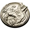 Медальон с лисой - 3D модель STL для ЧПУ