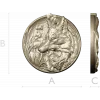 Медальон с лисой - 3D модель STL для ЧПУ