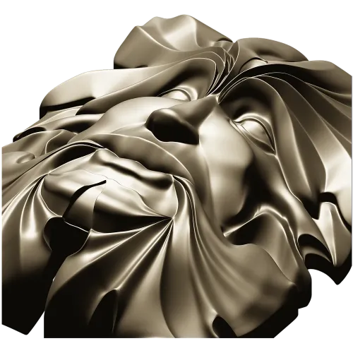 Листовой Лик - декоративная 3D модель STL для ЧПУ