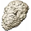 Green Man Oakleaf Relief STL for CNC