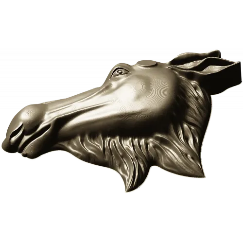 3D модель головы лося в формате STL для фрезеровки ЧПУ