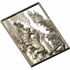 3D модель STL - панно с лошадьми для фрезерной резьбы
