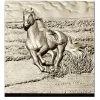 Galloping horse relief STL for CNC