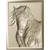 Horse Head Relief Plaque STL for CNC