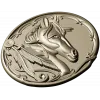 Noble Horse Medallion STL 3D Model for CNC