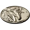 Noble Horse Medallion STL 3D Model for CNC