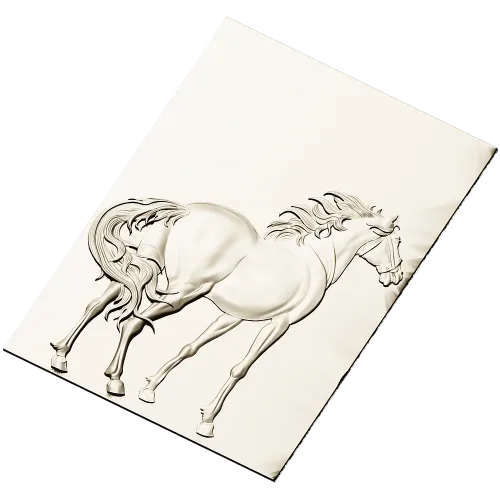 Stallion Relief STL for CNC
