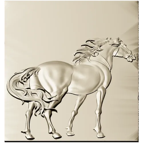 Stallion Relief STL for CNC