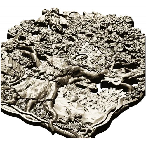 Дуб Лукоморья - 3D модель STL для ЧПУ