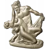 Classical High-Relief "Eternal Embrace" - 3D STL Model for CNC