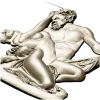 Classical High-Relief "Eternal Embrace" - 3D STL Model for CNC