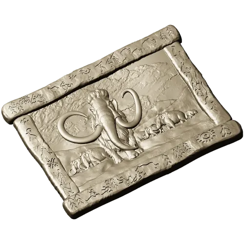 Mammoth Relief Panel STL for CNC carving