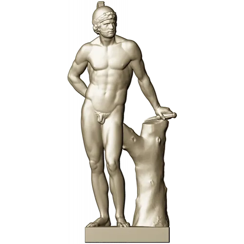 3D модель Марс - скульптурная фигура в формате STL для ЧПУ