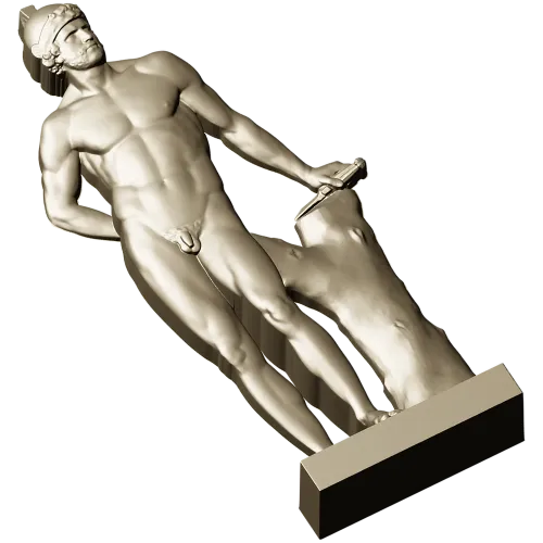 3D модель Марс - скульптурная фигура в формате STL для ЧПУ