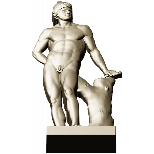3D модель Марс - скульптурная фигура в формате STL для ЧПУ