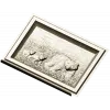 Bear family bas-relief STL for CNC