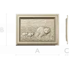Bear family bas-relief STL for CNC