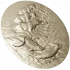 Bears Fishing Relief - 3D STL model for CNC carving