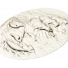 Bears Fishing Relief - 3D STL model for CNC carving