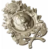 Grizzly Heraldic Crest STL 3D model