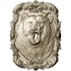 Roaring Bear Plaque STL