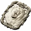 Roaring Bear Plaque STL