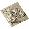 Рельефное панно "Менялы" - 3D STL модель для ЧПУ