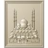 Рельефная панель "Мечеть" - 3D модель STL для ЧПУ