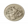 Saint George Medallion STL - high relief 3D model for CNC