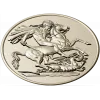 Saint George Medallion STL - high relief 3D model for CNC
