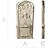Tomb Plaque with Church Domes - STL 3D Model for CNC
