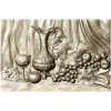 Still life ewer and grapes - STL relief for CNC