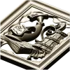 Antique Ewer and Cask Relief - STL 3D Model for CNC
