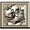 Antique Ewer and Cask Relief - STL 3D Model for CNC