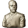 Портретный бюст в мундире - 3D модель STL для ЧПУ