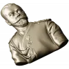 Портретный бюст в мундире - 3D модель STL для ЧПУ