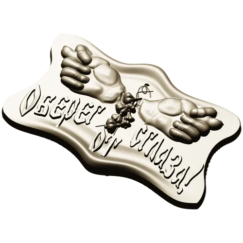 Guardian Hands Talisman - STL 3D model for CNC carving