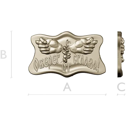 Guardian Hands Talisman - STL 3D model for CNC carving