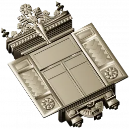 Оконный наличник "Царская корона"