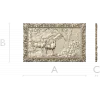 Олени в лесу - рельефная 3D модель STL для ЧПУ