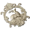 Олений медальон - 3D модель STL для фрезера